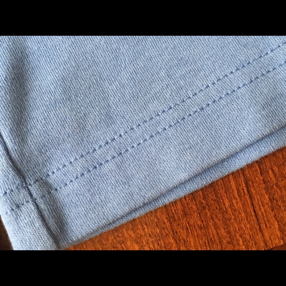 Blue Turtleneck Croft & Barrow Long Sleeve Top - Picture 3 of 3